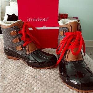 Shoe Dazzle Waterproof Duck Boots
